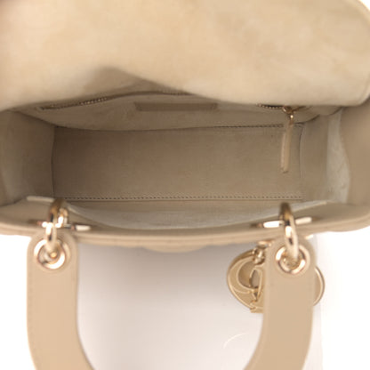 Christian Dior Calfskin Cannage Small My ABCDior Lady Dior Beige 4 of 10