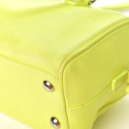 Saint Laurent Calfskin Classic Baby Duffle Neon Yellow 13 of 13