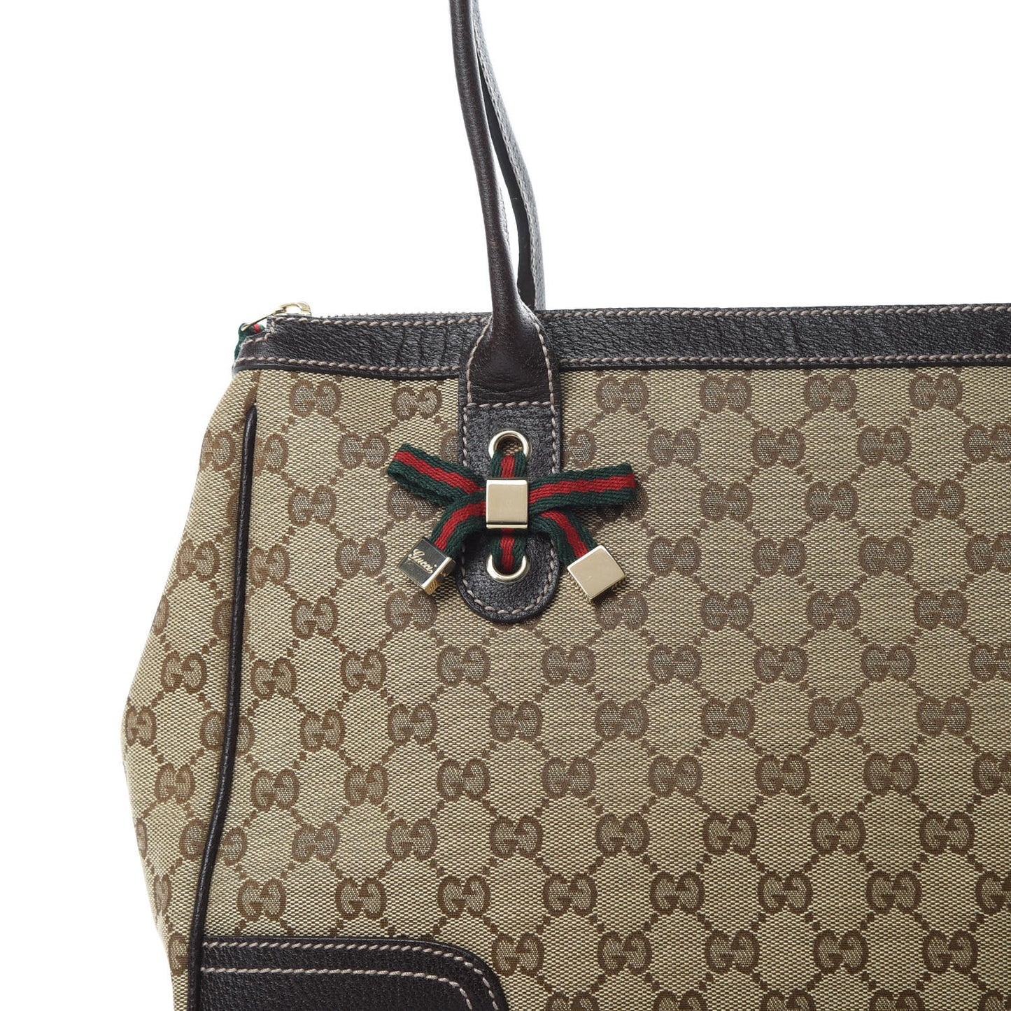 Monogram Medium Princy Tote Dark Brown