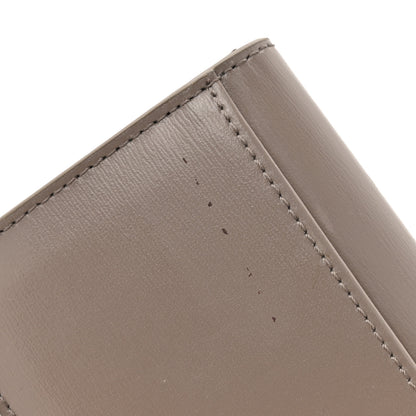 Celine Shiny Calfskin Triomphe Flap Card Holder Pebble 9 of 10