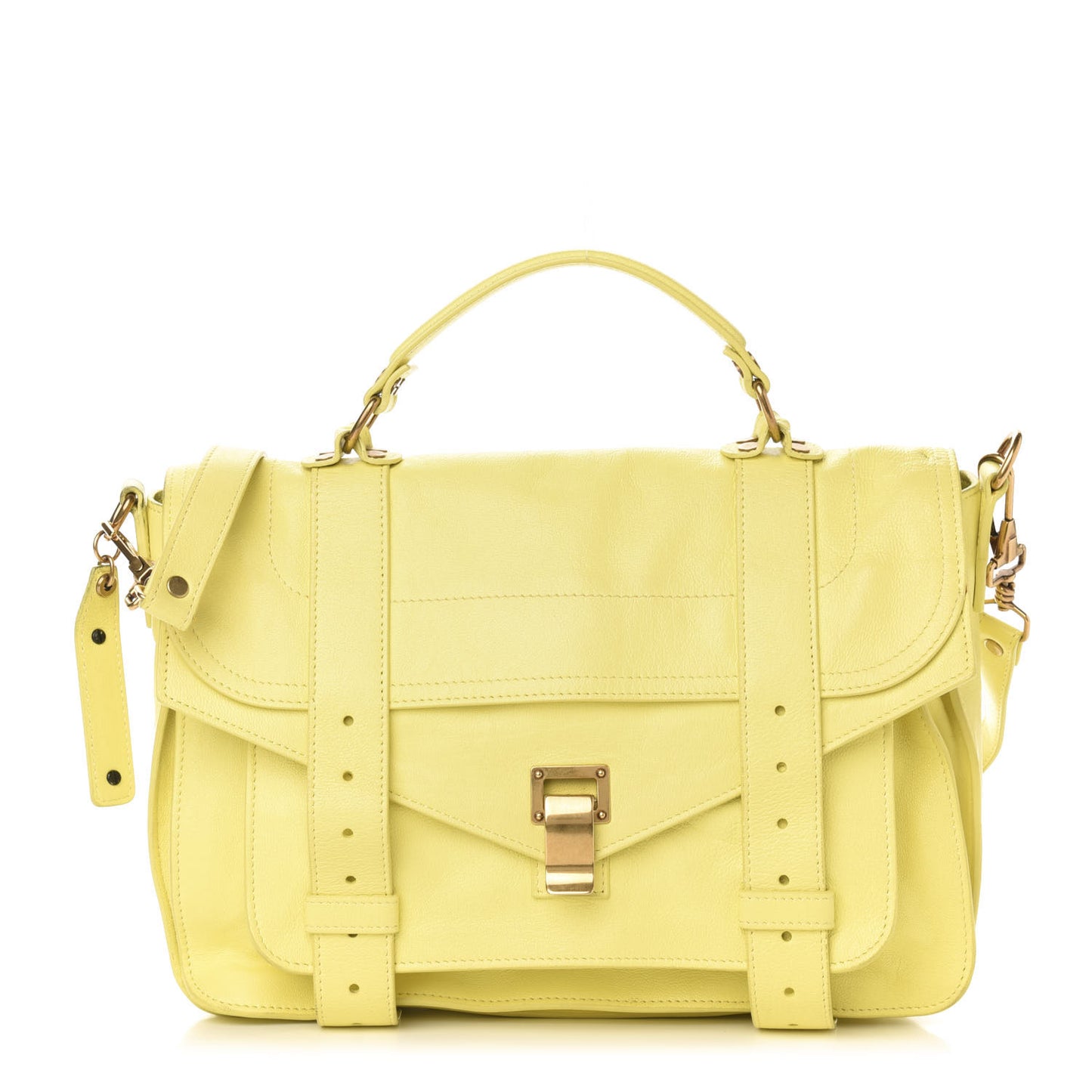 Lambskin PS1 Medium Satchel Sunshine