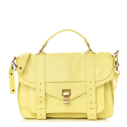 Proenza Schouler Lambskin PS1 Medium Satchel Sunshine 1 of 15