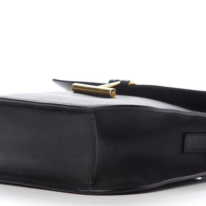 Tom Ford Calfskin Large T Clasp Tara Crossbody Bag Black 7 of 8