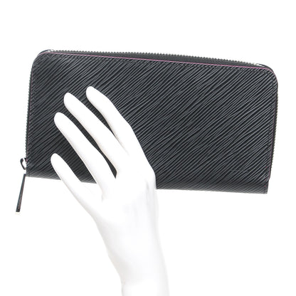 Louis Vuitton Epi Zippy Wallet Black Hot Pink 2 of 7