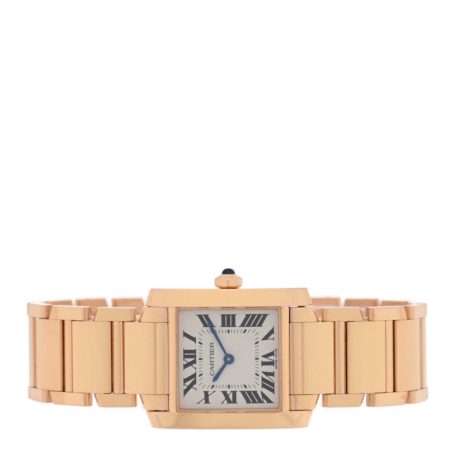18K Pink Gold 25mm Tank Francaise Quartz Watch