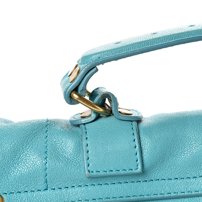Proenza Schouler Lambskin Medium PS1 Satchel Lagoon 13 of 19