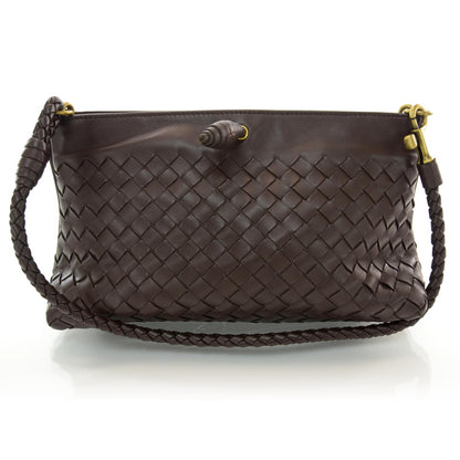 Bottega Veneta Nappa Intrecciato Mini Shoulder Bag Ebano 1 of 7