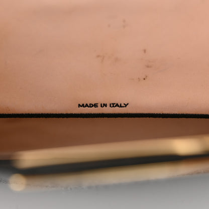 Fendi Melange Flannel Satin Threaded Edge Medium Peekaboo I SEE U Satchel Grigio Bois de Rose 7 of 18