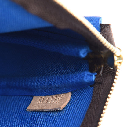 Louis Vuitton Monogram 2019 Christmas Animation Mini Venice Pochette Accessories Blue 6 of 7