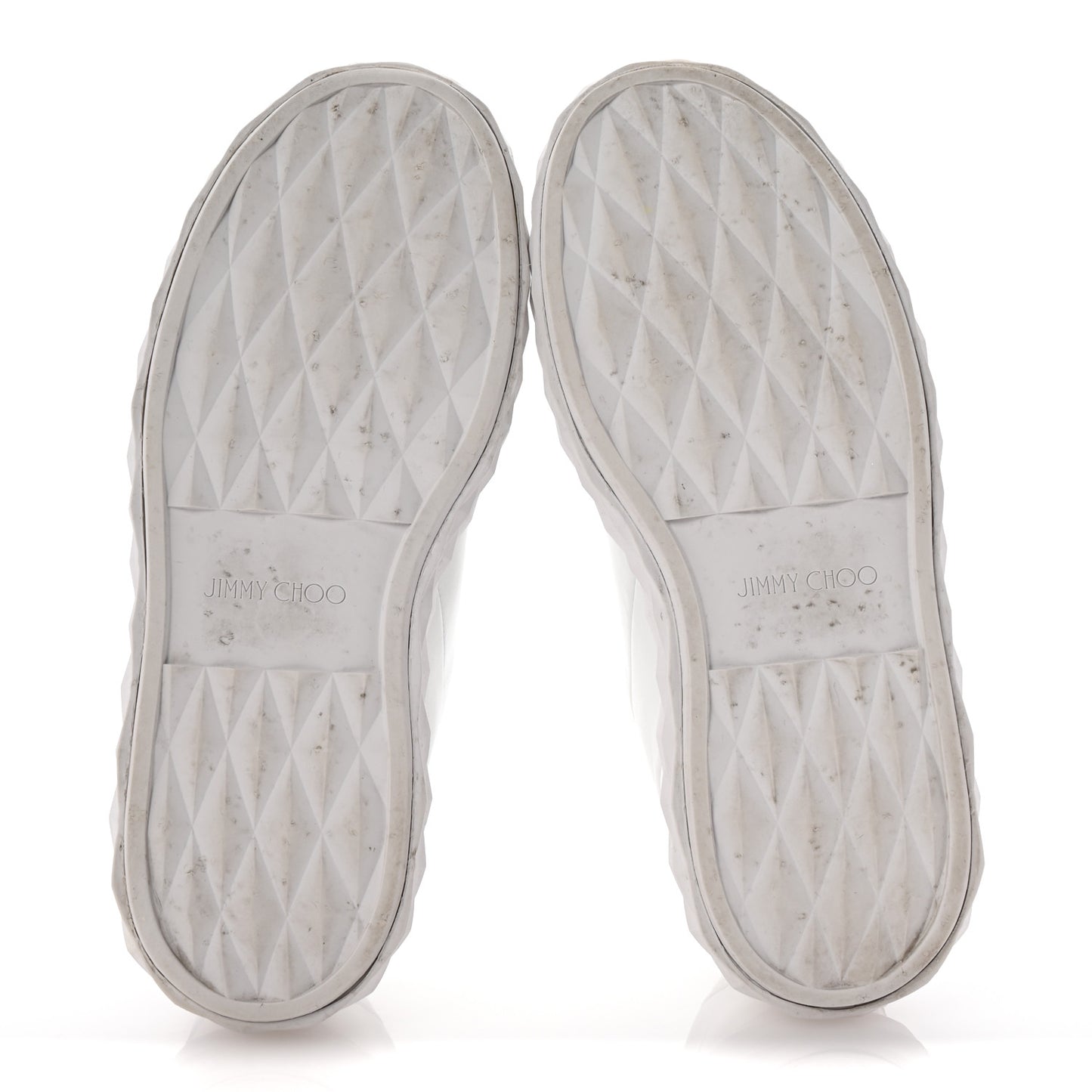Nappa Diamond Light Platform Sneakers 39.5 White