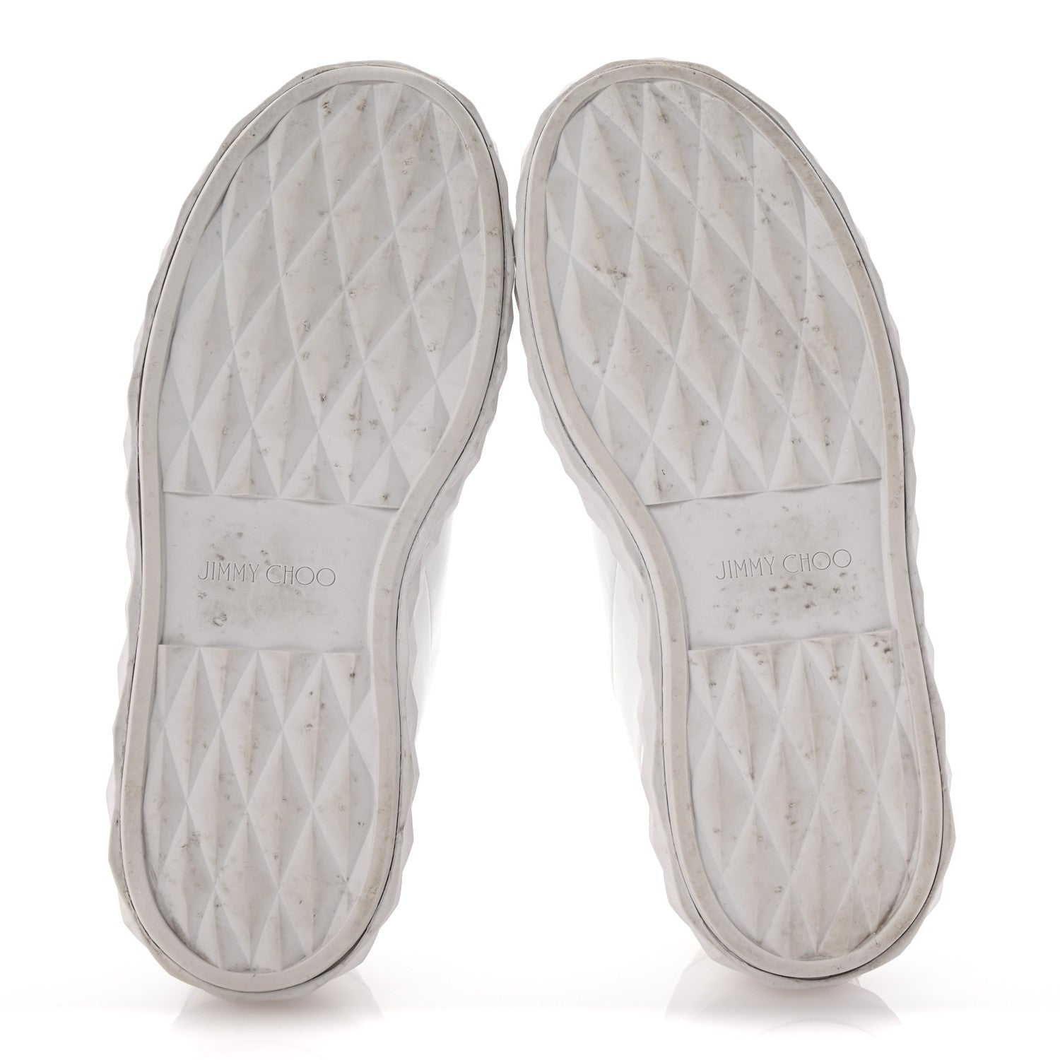 Jimmy Choo Nappa Diamond Light Platform Sneakers 39.5 White 6 of 8