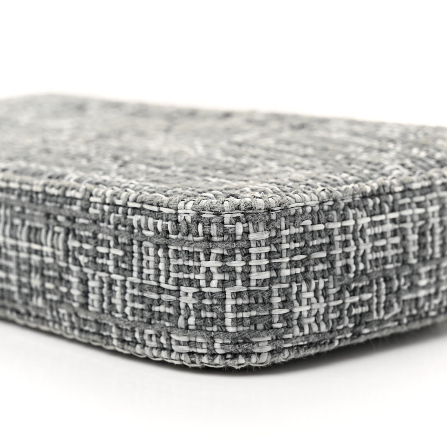 Chanel Canvas Small Deauville Clutch With Chain Charcoal 10 of 11