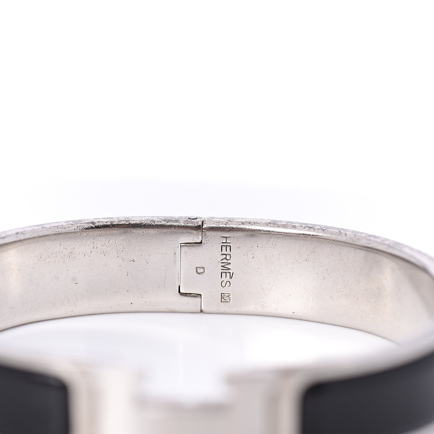 Hermes Enamel Narrow Clic Clac H Bracelet PM Black 3 of 3