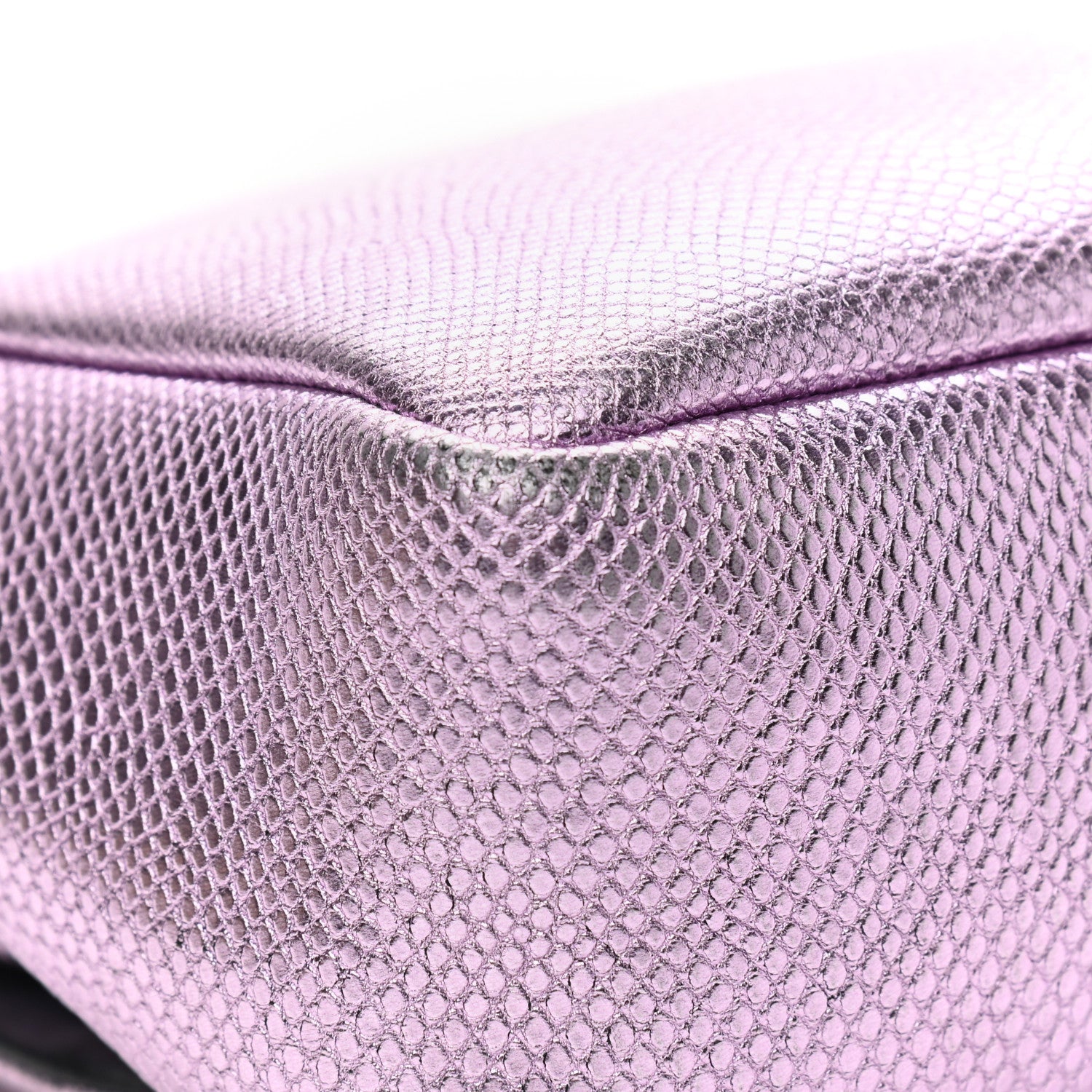 Tom Ford Lizard Calfskin Embossed Large Natalia Chain Bag Pink 11 of 15