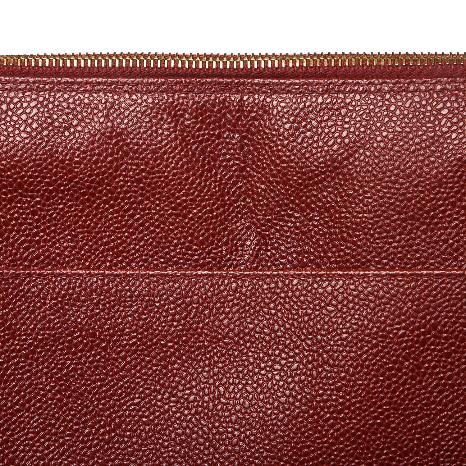 Chanel Caviar Large CC Shoulder Bag Red 11 of 14