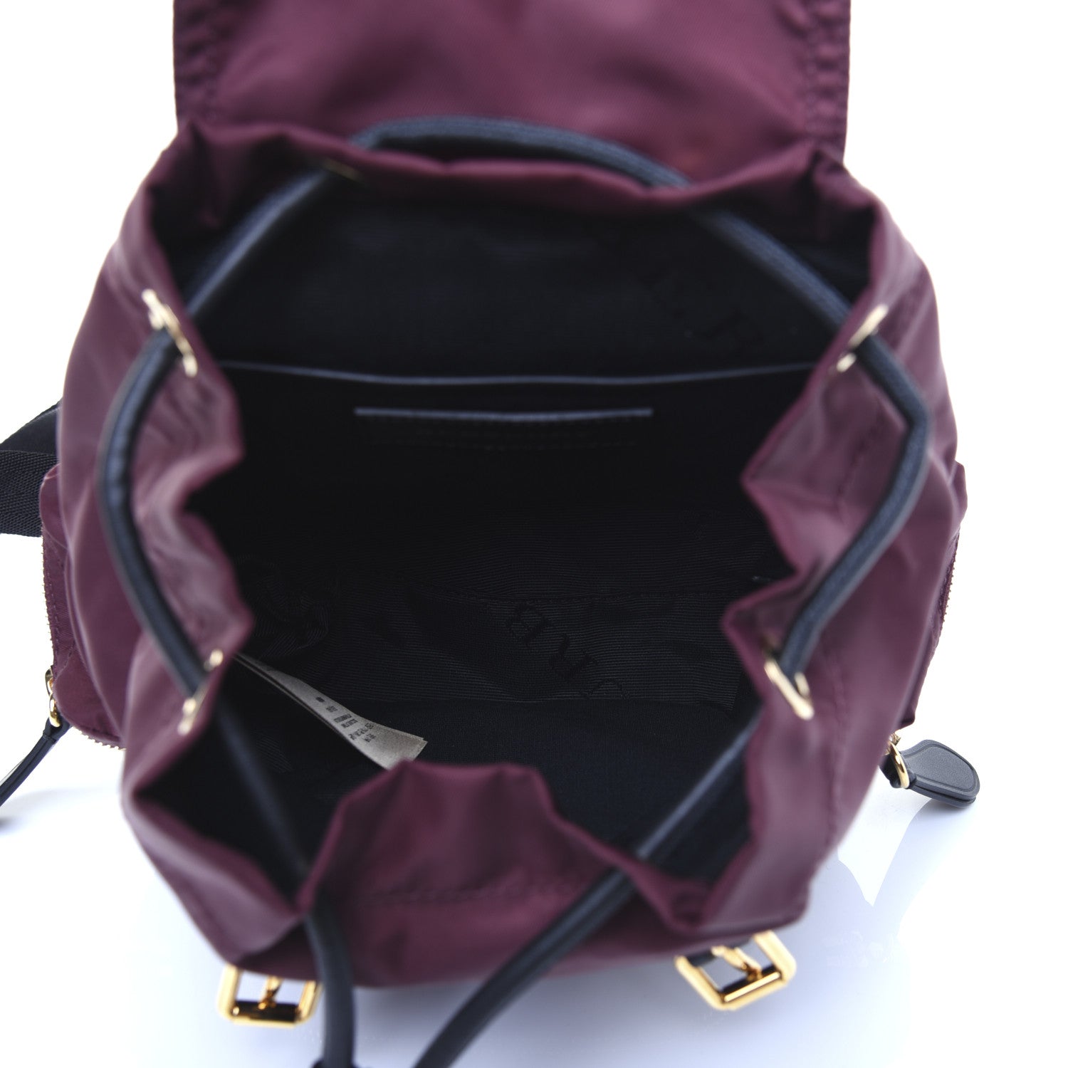 Burberry Nylon Small Rucksack Backpack Burgundy Red 4 of 20