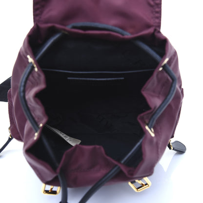 Burberry Nylon Small Rucksack Backpack Burgundy Red 4 of 20