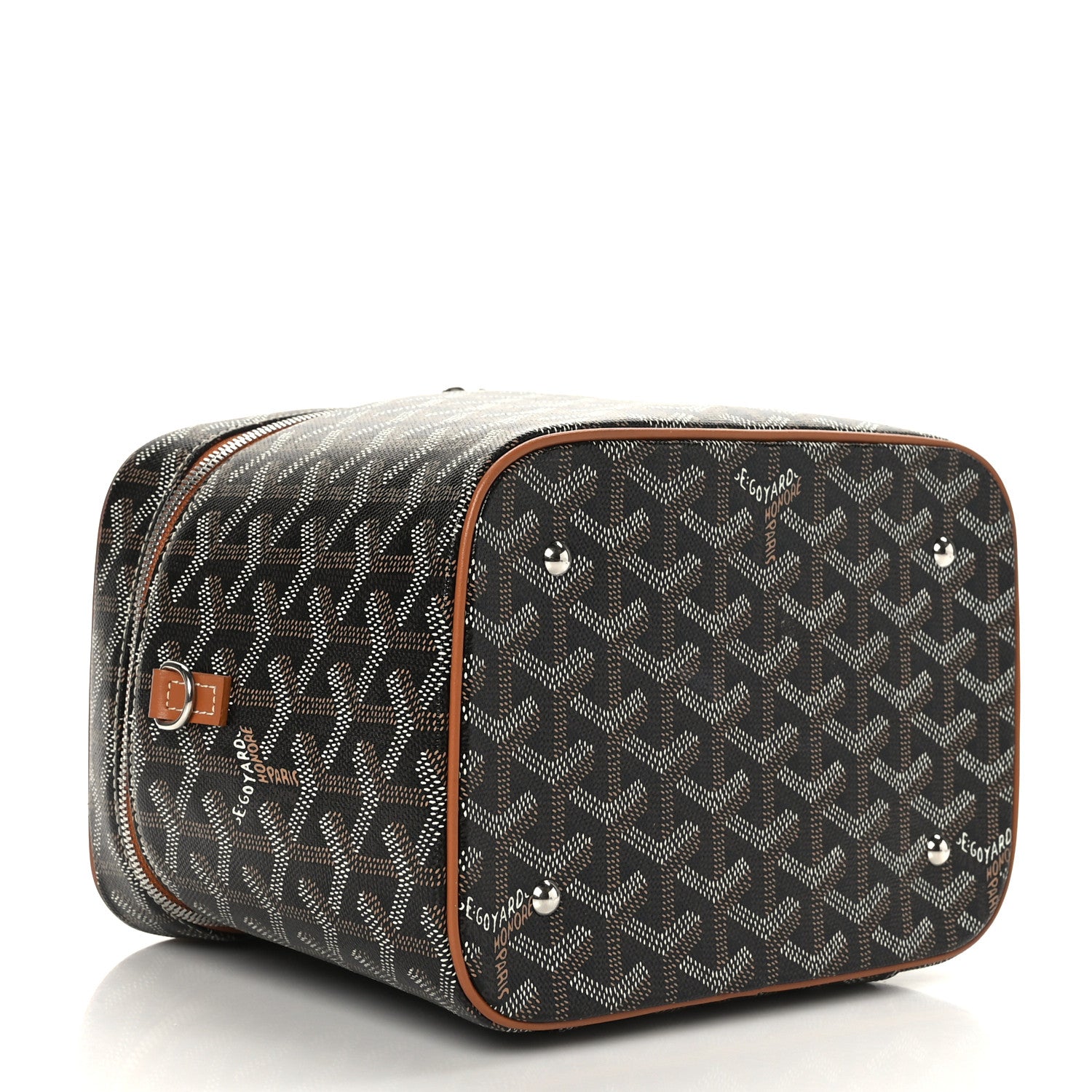 Goyard Goyardine Muse Vanity Case Black Gold 5 of 13