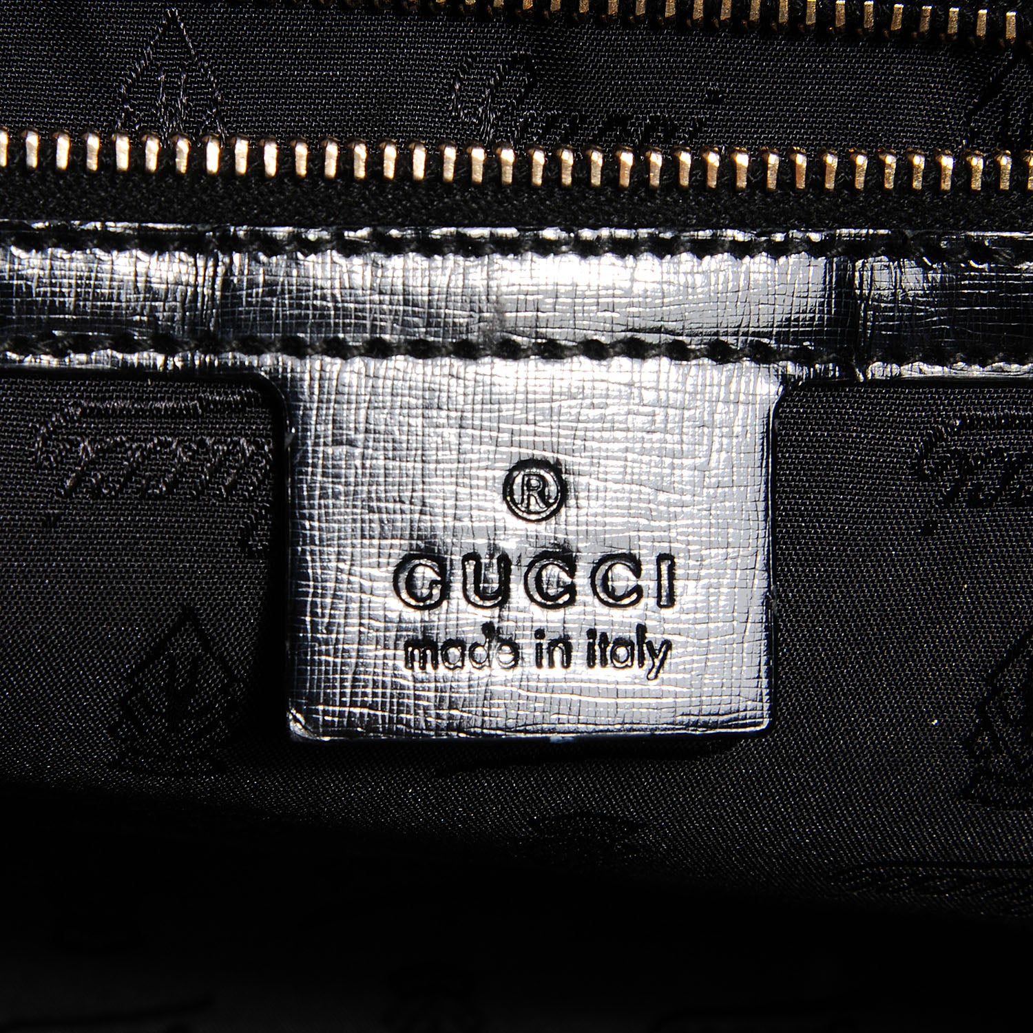 Gucci Dialux Large Pop Bamboo Top Handle Tote Black 6 of 7