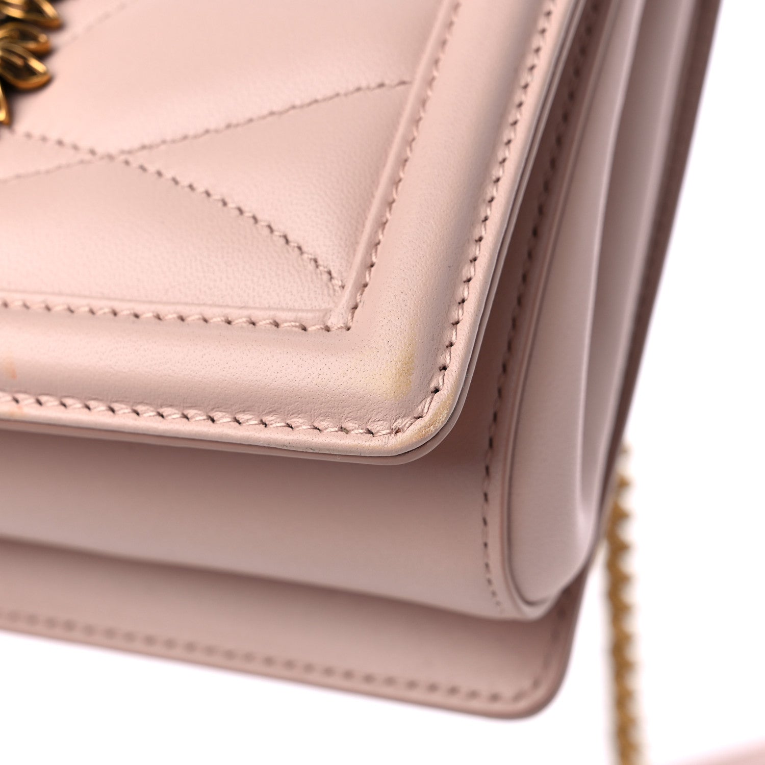 Dolce & Gabbana Calfskin Medium Devotion Crossbody Bag Cipria 9 of 9