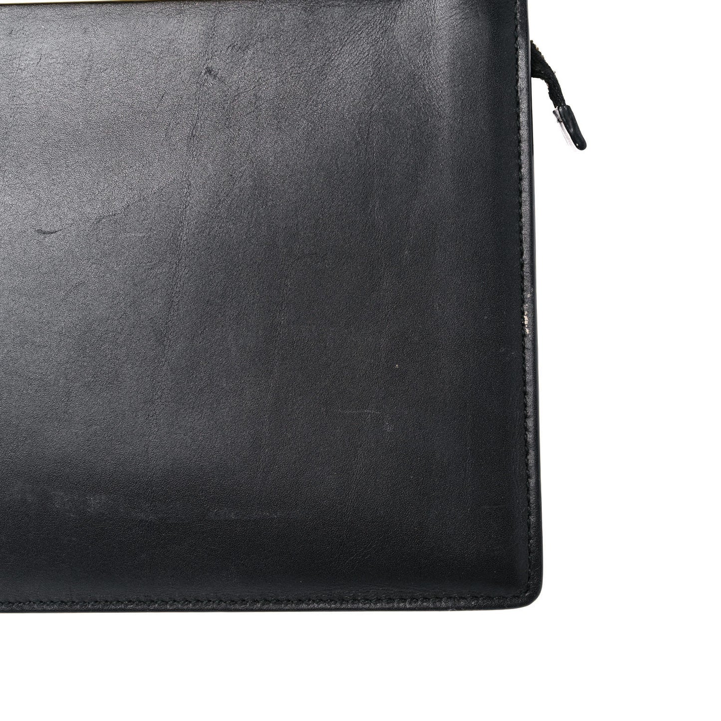 Leather Lutetia Clutch Black