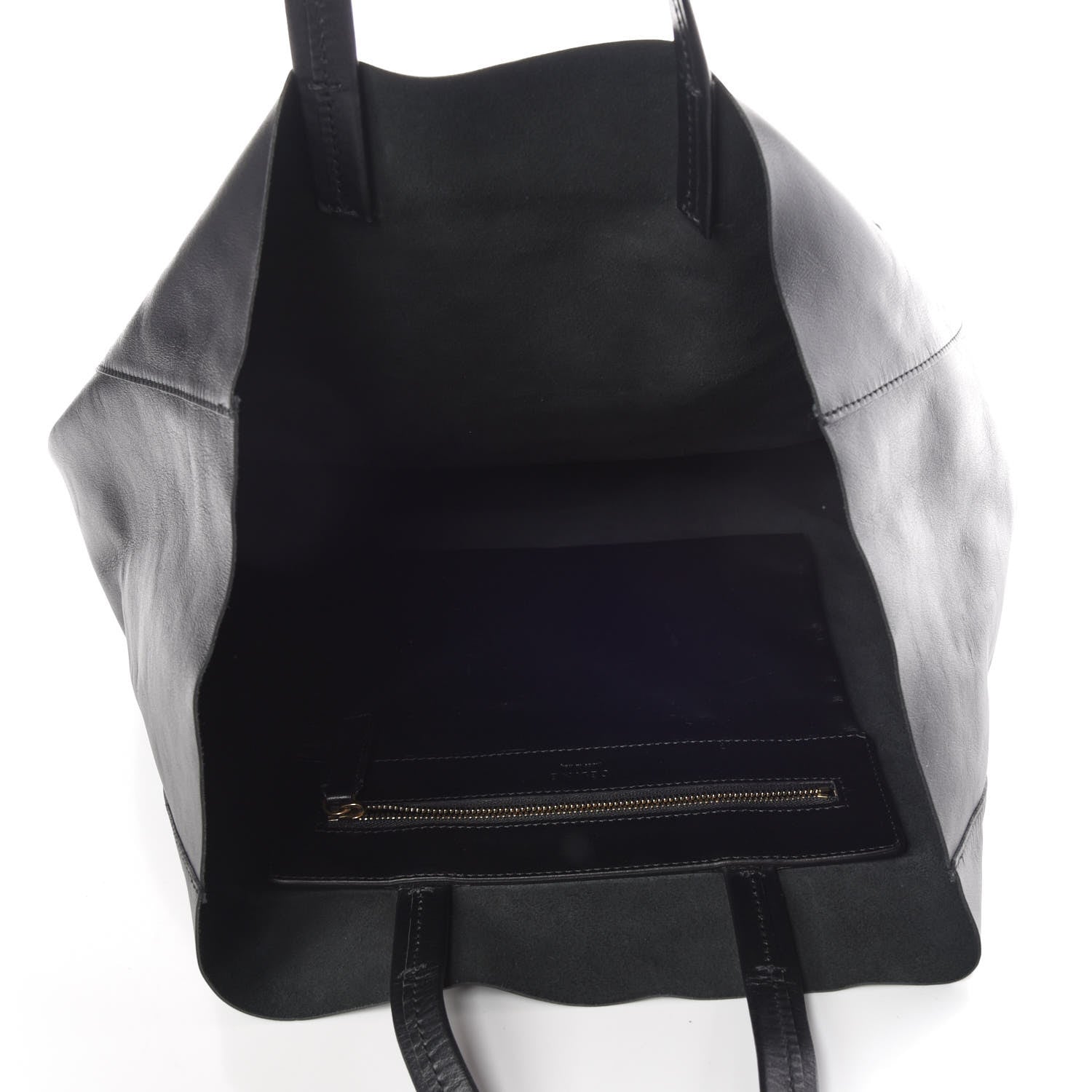 Celine Smooth Lambskin Vertical Cabas Black 7 of 8