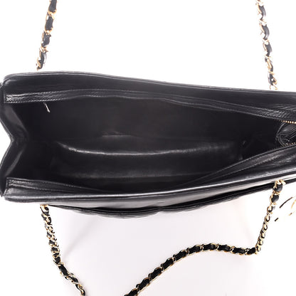 Chanel Lambskin Quilted Shoulder Bag Black 5 of 9