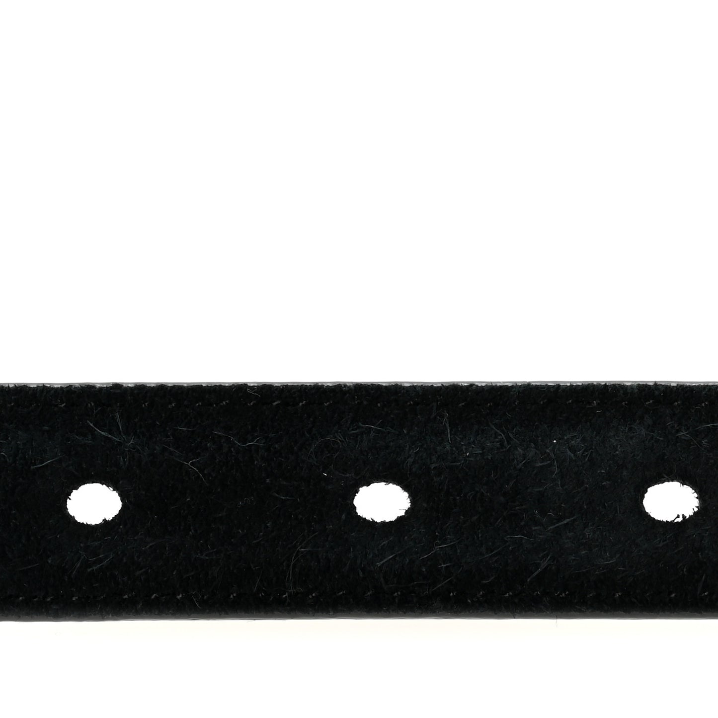 Suede Monogram Cassandre Extra Thin Square Buckle Belt 80 32 Black