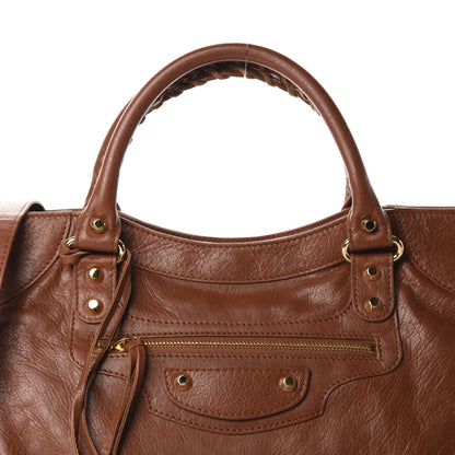 Balenciaga Agneau Classic Gold Hardware Velo Marron Cognac 11 of 11