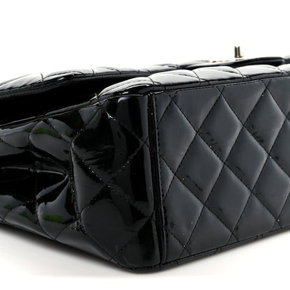 Chanel Patent Quilted Maxi Double Flap Black 10 of 11