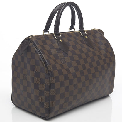 Louis Vuitton Damier Ebene Speedy 30 3 of 10