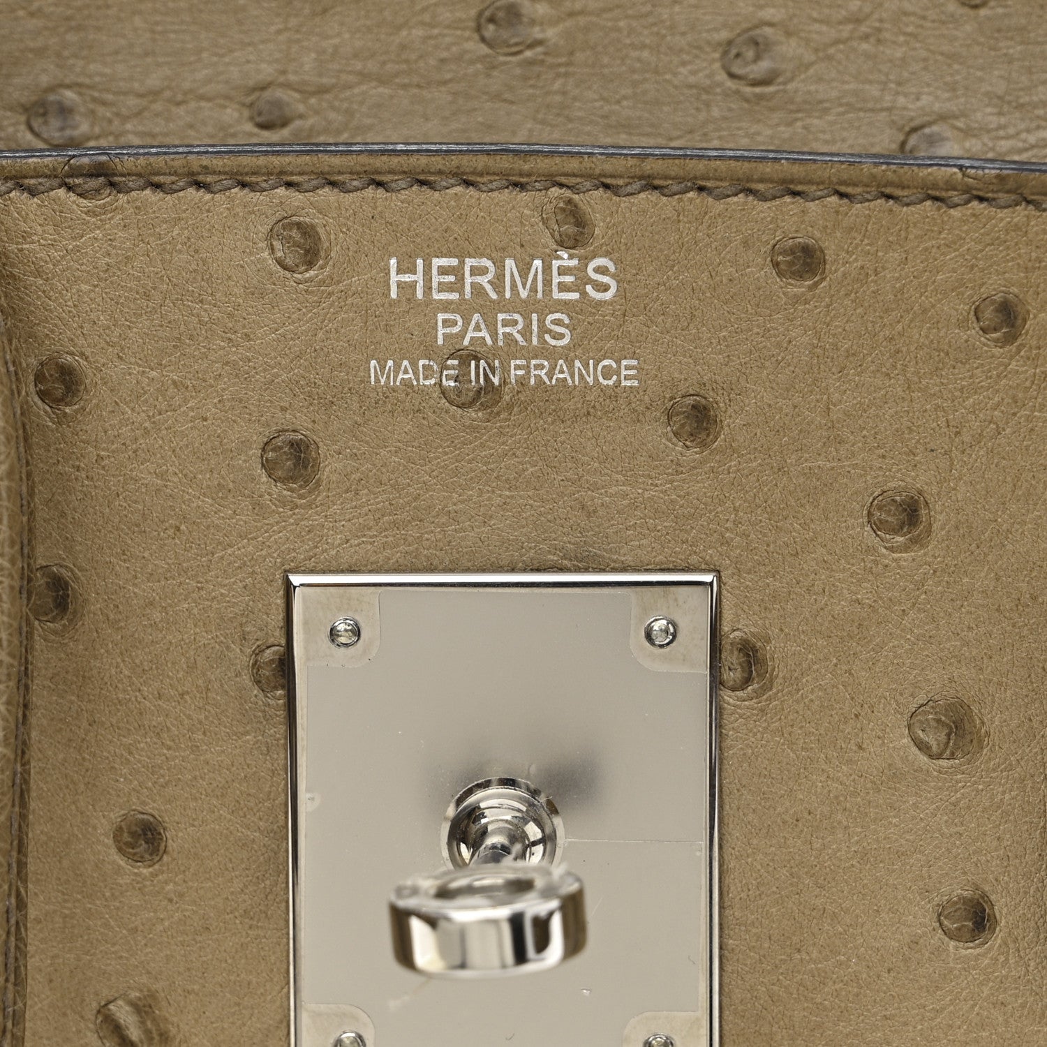 Hermes Ostrich Birkin 30 Mousse 6 of 10