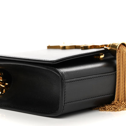 Saint Laurent Calfskin Small Classic Monogram Kate Tassel Satchel Black 7 of 10