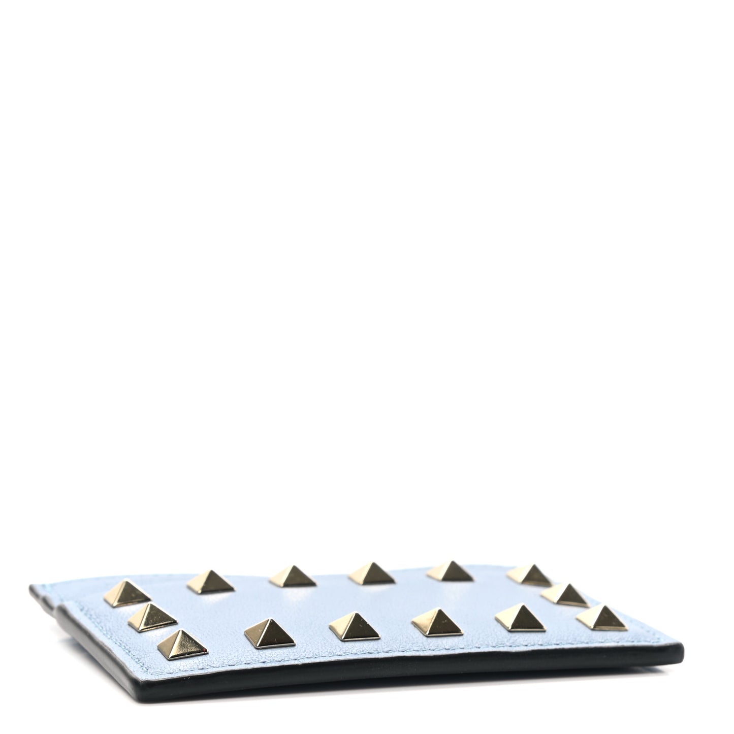 Vitello Rockstud Card Holder Niagara