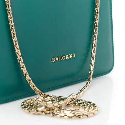 Bulgari Galuchat Calfskin Serpenti Forever Crossbody Bag Green 7 of 10