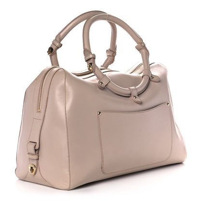 Jimmy Choo Calfskin Tahula Satchel Pale Pink 2 of 13