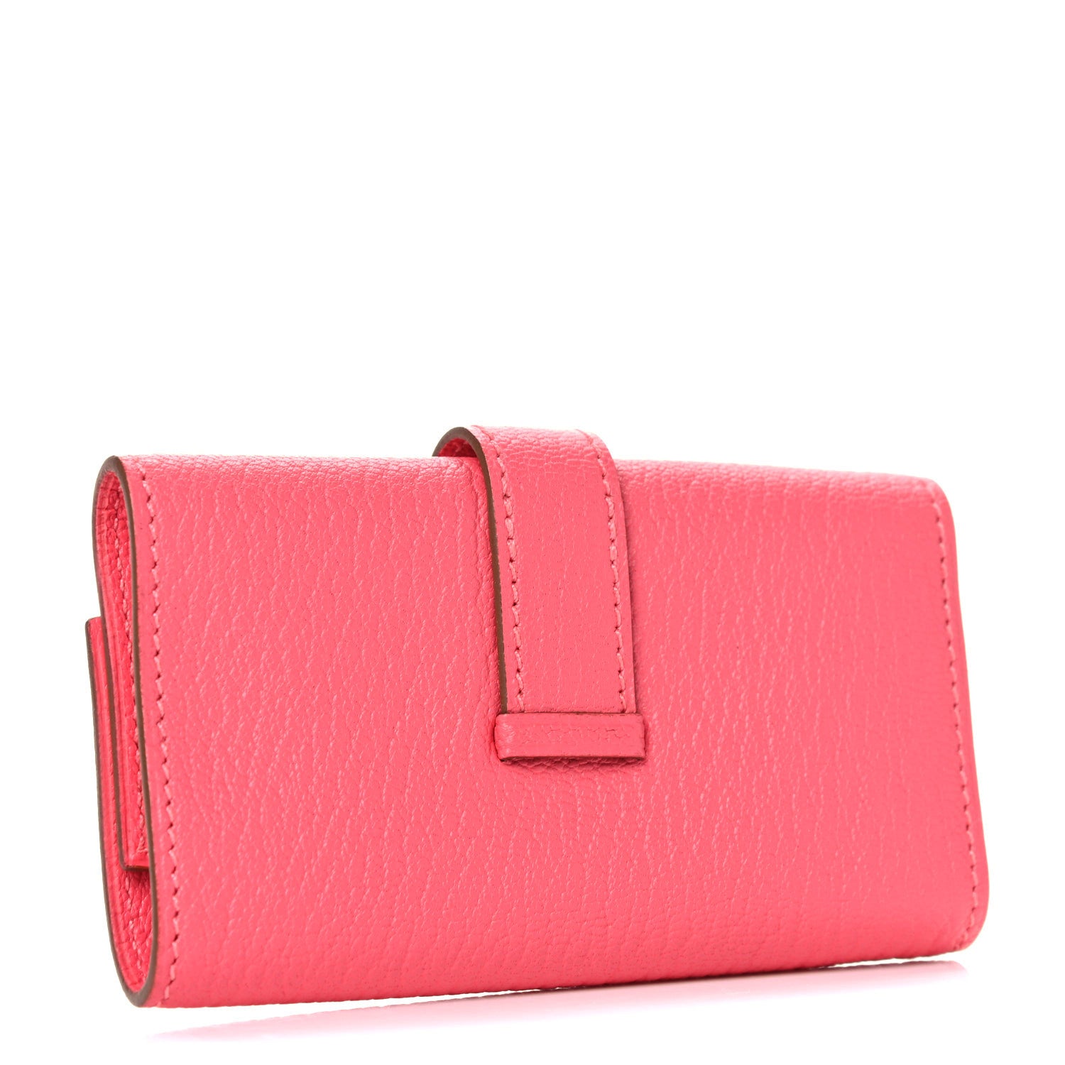Hermes Chevre Mysore Bearn Multicles 4 Key Holder Rose Lipstick 3 of 9