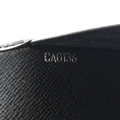 Louis Vuitton Epi Checkbook Organizer Wallet Black 7 of 8