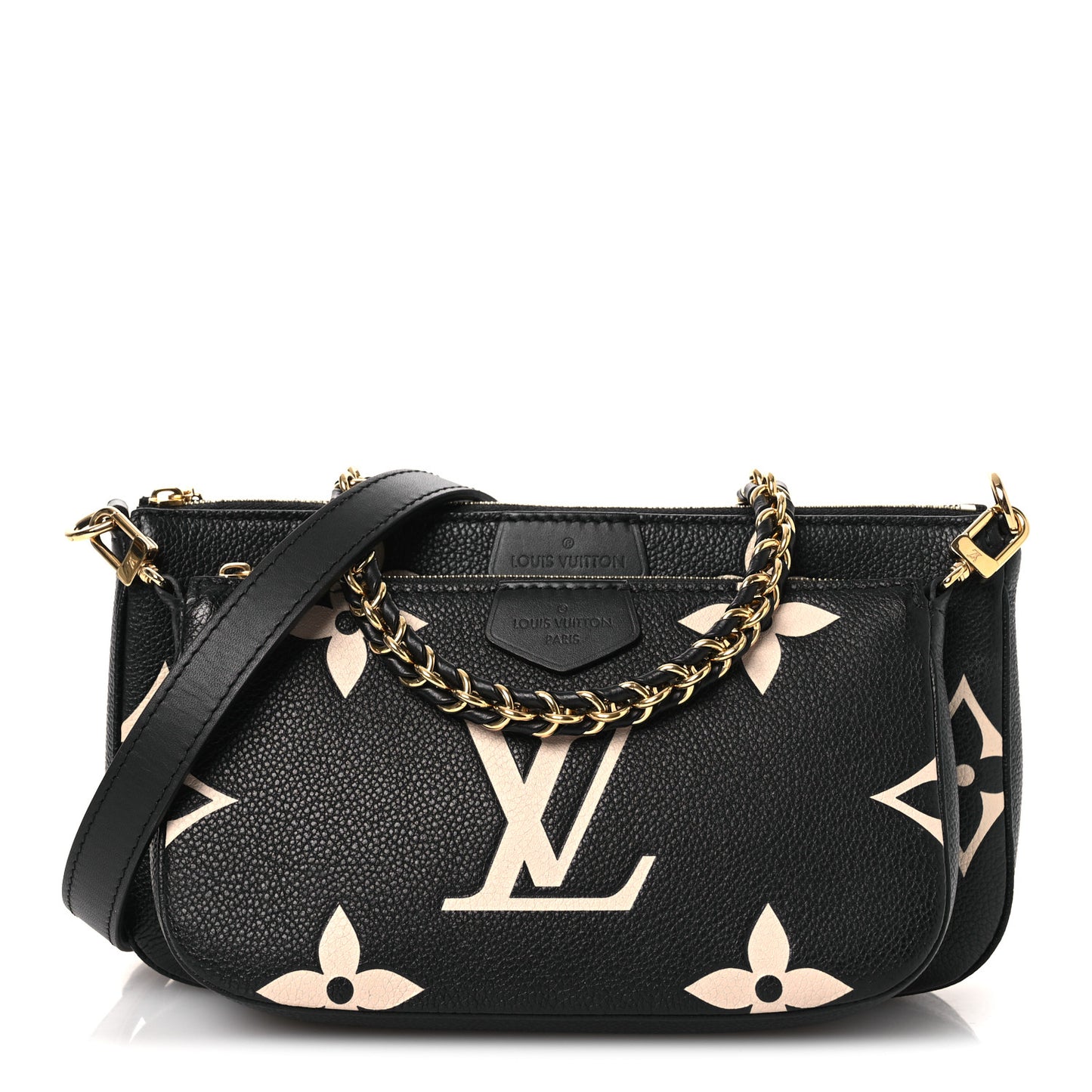 Empreinte Monogram Giant Multi Pochette Accessories Black Beige