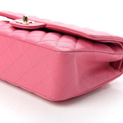 Chanel Caviar Quilted Medium Double Flap Pink 7 of 10