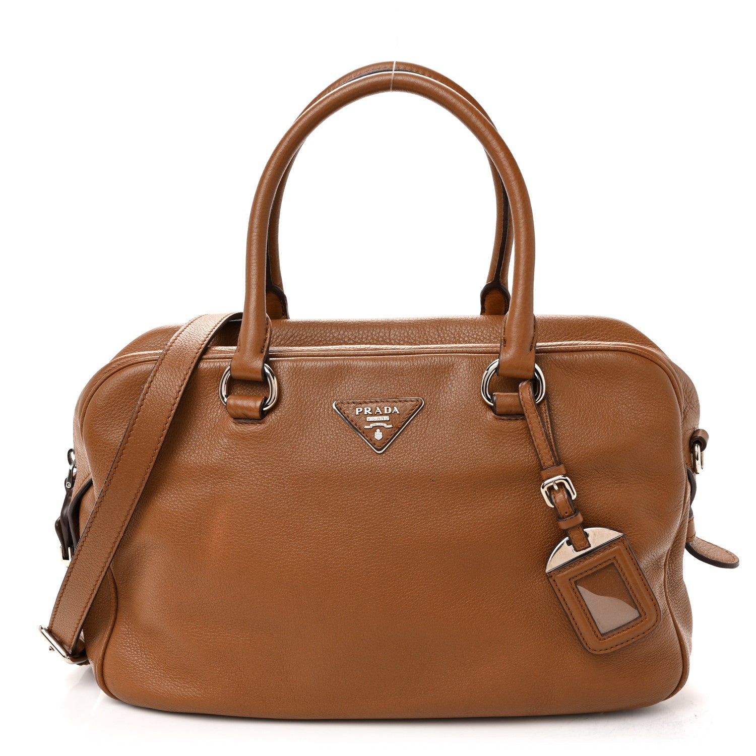 Prada Vitello Daino Satchel Nocciolo 1 of 13