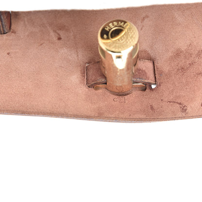 Hermes Toile Vache Calfskin Herbag 30 PM Natural 8 of 18