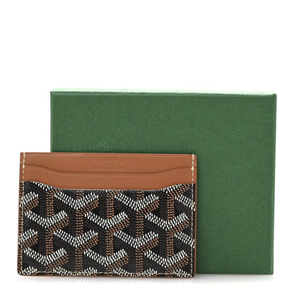 Goyard Goyardine Saint Sulpice Card Holder Black Gold 9 of 9