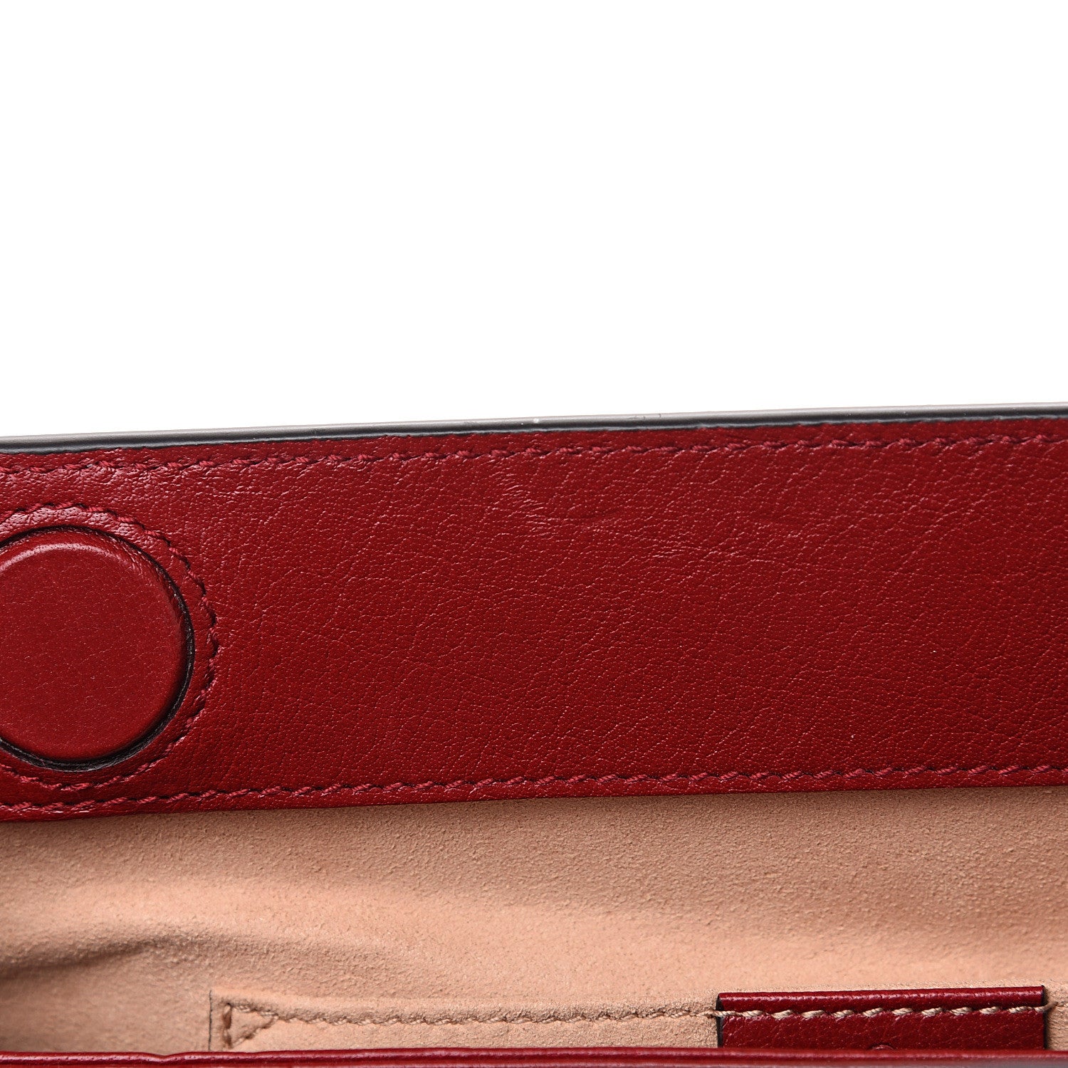 Gucci Suede Calfskin Web Small Ophidia Chain Shoulder Bag New Blue Romantic Cherry 10 of 11