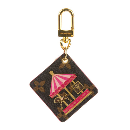 Louis Vuitton Monogram Illustre Carousel Bag Charm Key Ring Pink 1 of 7