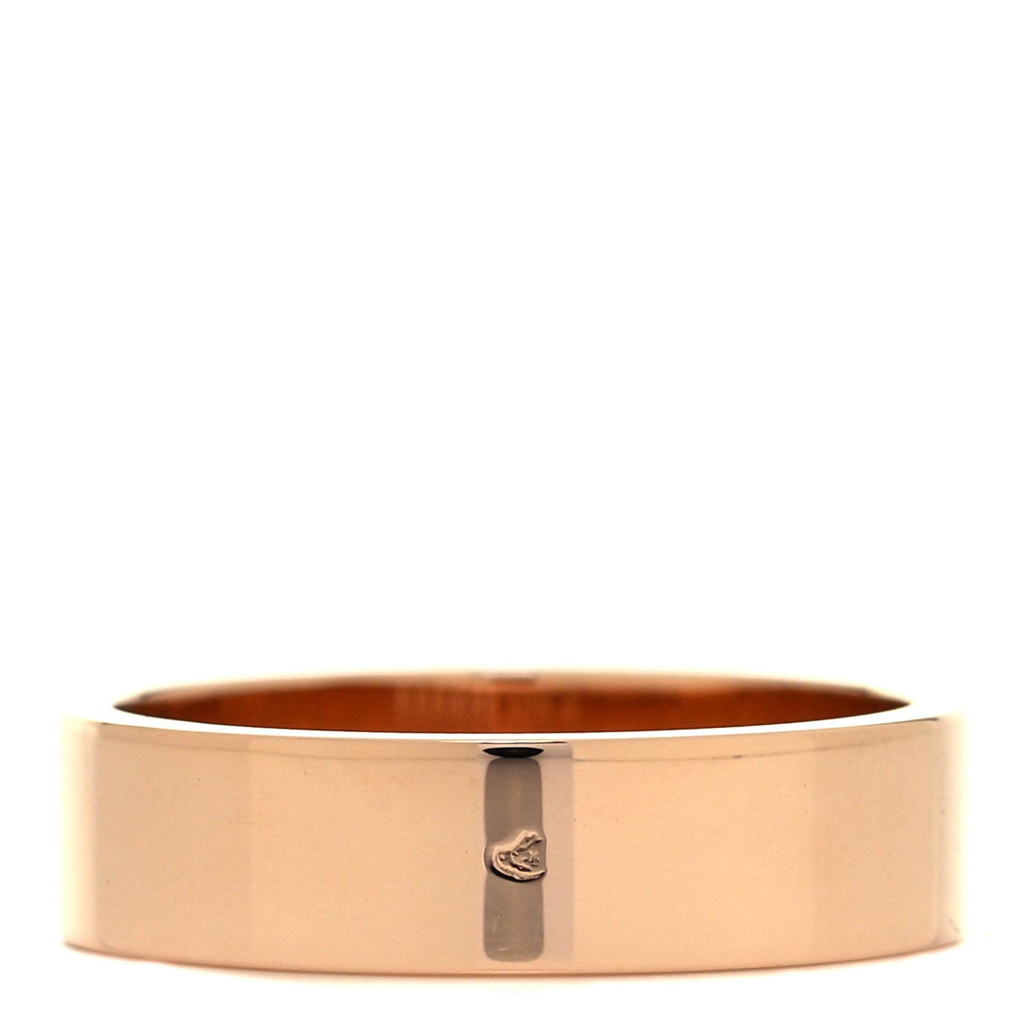 Hermes 18K Rose Gold PM Collier De Chien Ring 53 6.25 3 of 5