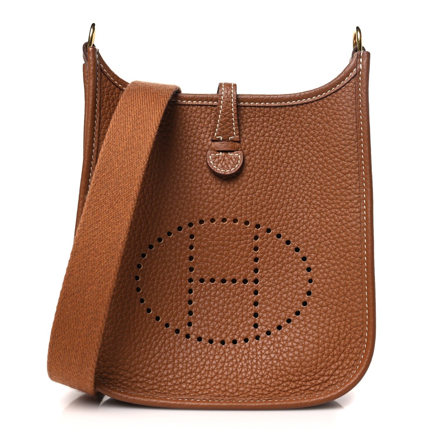 Hermes Taurillon Clemence Evelyne TPM Gold 1 of 14