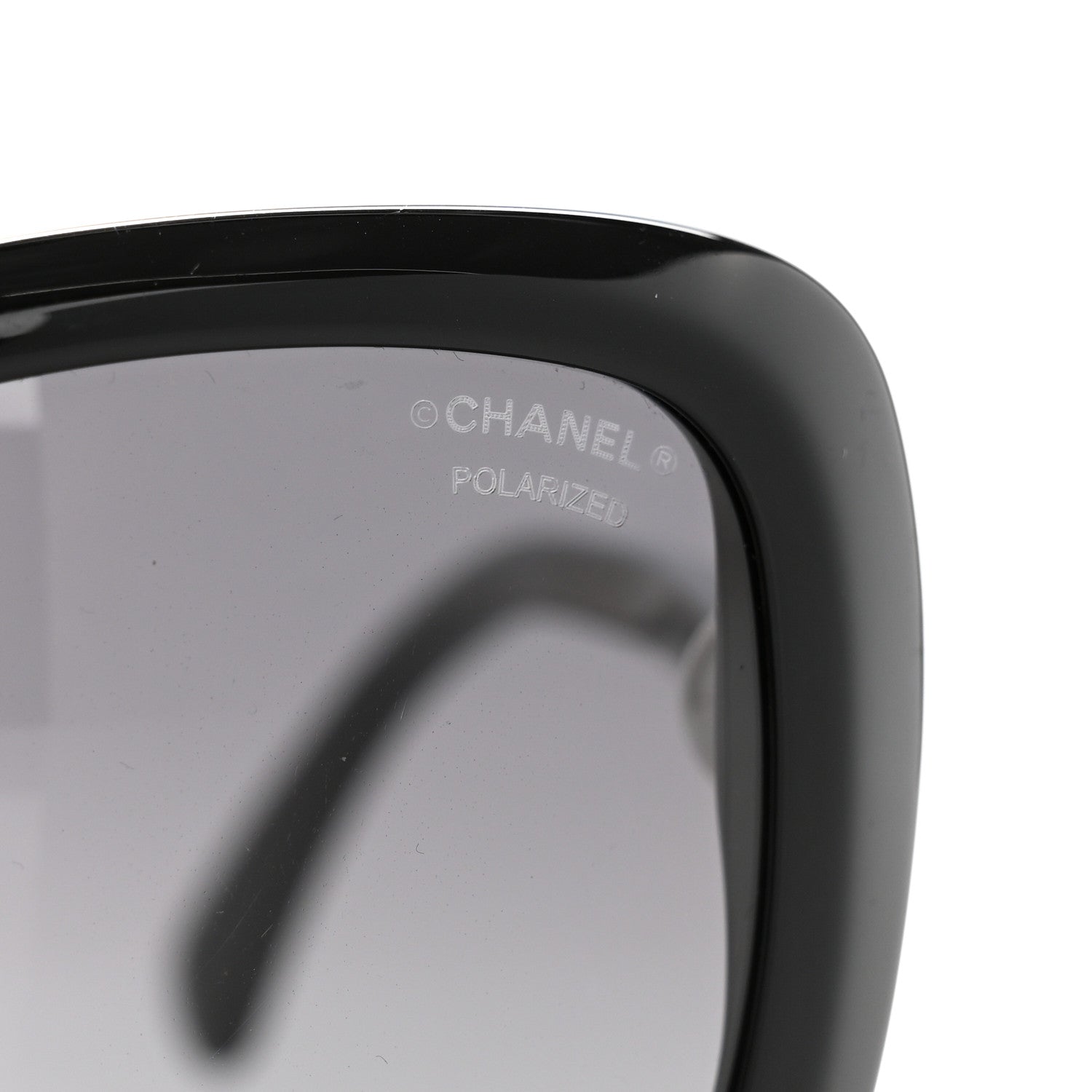 Chanel Pearl Polarized Square Sunglasses 5303-H Black 7 of 9