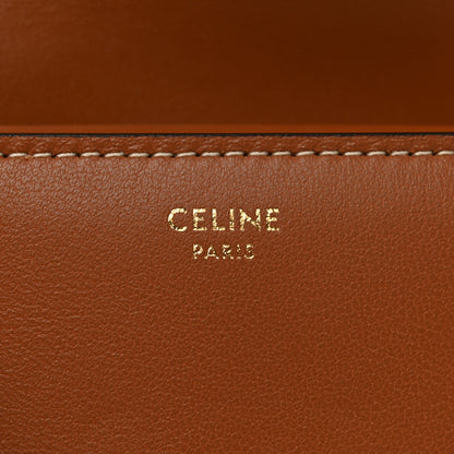 Celine Shiny Smooth Lambskin Small Triomphe Wallet Tan 7 of 8