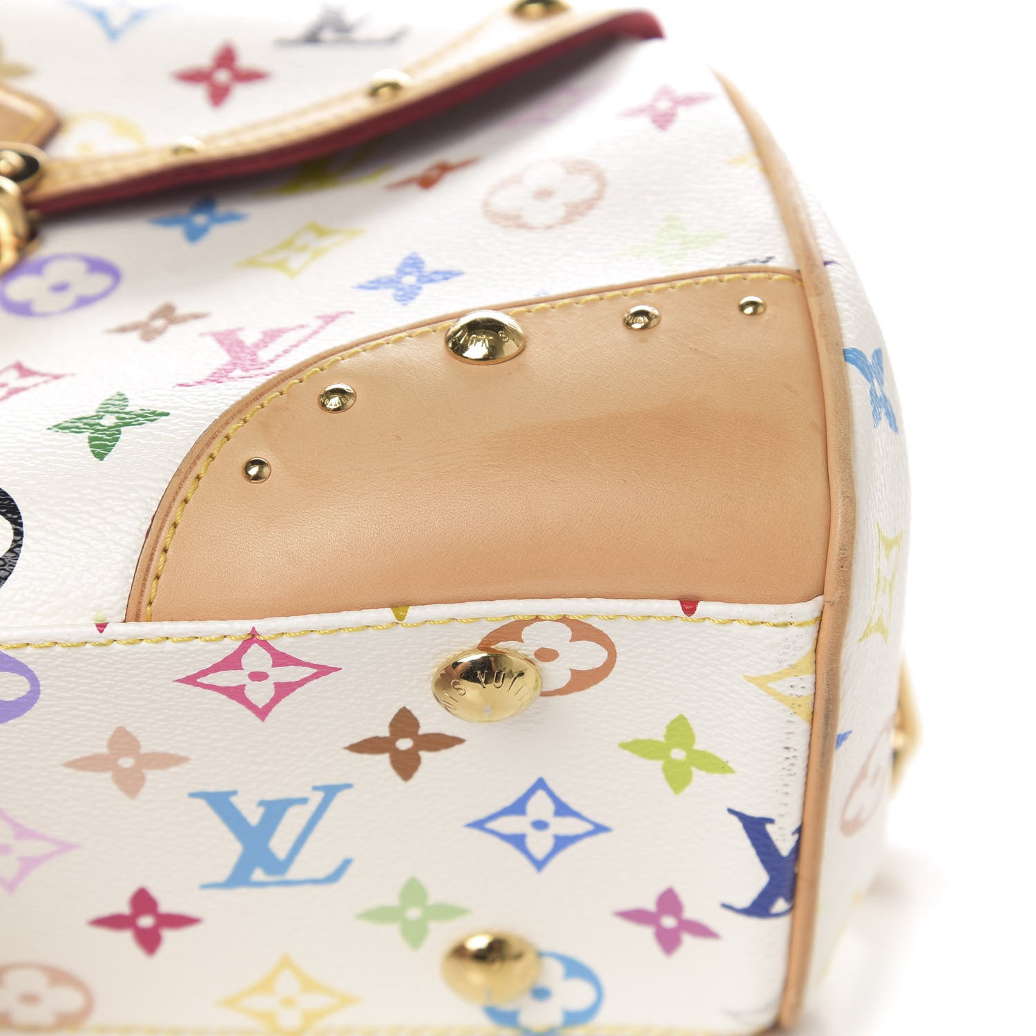Louis Vuitton Monogram Multicolor Beverly MM White 8 of 12